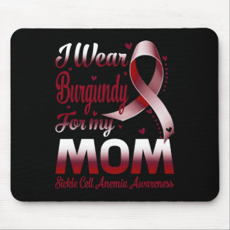 Mousepad Eu Visto Burgundy Para Minha Mãe Anemia De Células