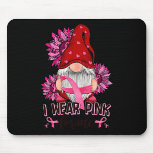 Mousepad Eu Visto Cor-De-Rosa Para Mim O Gnomo De Consciênc