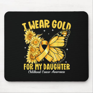 Mousepad Eu Visto Dourado Para Minha Filha De Fita Dourada