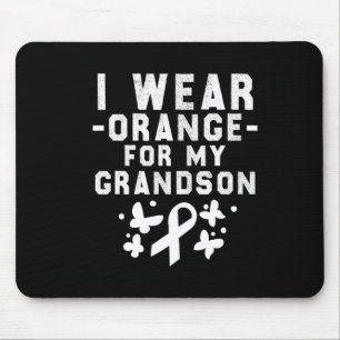 Mousepad Eu Visto Laranja Para A Consciência Da Leucemia Do