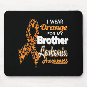 Mousepad Eu visto Laranja para a consciência do meu irmão L