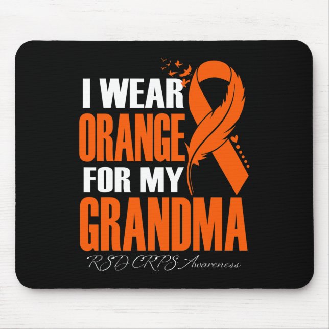 Mousepad Eu Visto Laranja Para Minha Avó RSD SPS Sensibiliz (Frente)