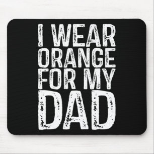 Mousepad Eu Visto Laranja Para Minha Consciência Da Leucemi