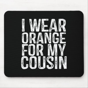 Mousepad Eu Visto Laranja Para Minha Consciência Da Leucemi