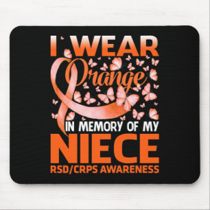 Mousepad Eu Visto Laranja Para Minha Consciência RSD