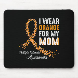 Mousepad Eu Visto Laranja Para Minha Mãe Esclerose Múltipla