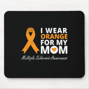 Mousepad Eu Visto Laranja Para Minha Mãe Sra. Sensibilizaçã