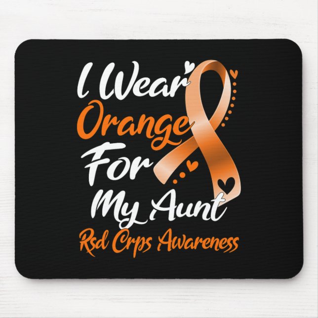 Mousepad Eu Visto Laranja Para Minha Tia Rsd Crps Conscient (Frente)