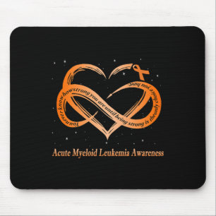 Mousepad Eu Visto Laranja Para O Guerreiro Da Leucemia Miel