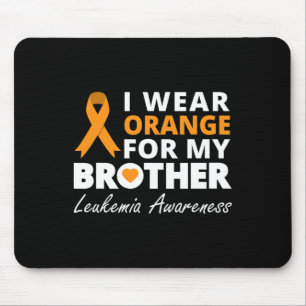 Mousepad Eu Visto Laranja Para O Meu Irmão Da Família Ribbo