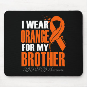 Mousepad Eu Visto Laranja Para O Meu Irmão Rsd Crps Sensibi