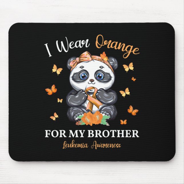 Mousepad Eu Visto Laranja Para O Meu Irmão Sensibilizar A L (Frente)