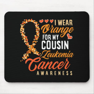 Mousepad Eu Visto Laranja Para O Meu Primo, Cancer De Leuce