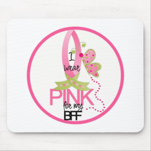 Mousepad Eu visto o rosa para meu BFF