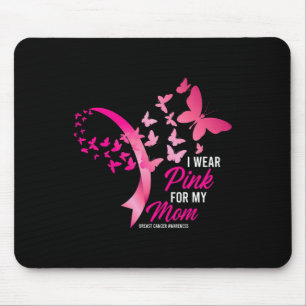 Mousepad Eu Visto Rosa Para A Minha Mãe Cancer Bonito Da Ma