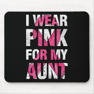 Mousepad Eu Visto Rosa Para Minha Tia Sobrevivente Do Cânce