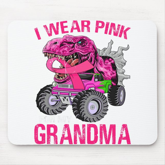Mousepad Eu Visto Rosa Para O Cancer Da Minha Avó (Frente)