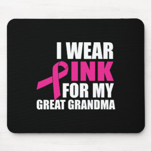 Mousepad Eu Visto Rosa Para O Cancer Da Minha Avó Excelente