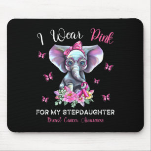 Mousepad Eu Visto Rosa Para O Cancer De Mama Da Minha Filha