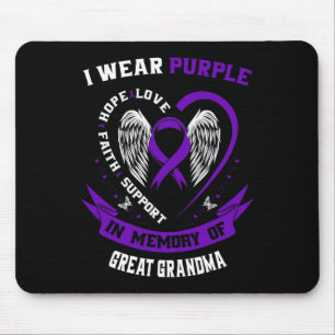 Mousepad Eu Visto Roxo Em Memória Da Epilepsia Da Avó Excel