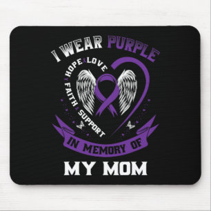 Mousepad Eu Visto Roxo Em Memória Da Minha Mãe Epilepsia Aw