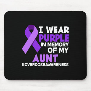 Mousepad Eu Visto Roxo Em Memória Da Minha Tia Sobredosagem