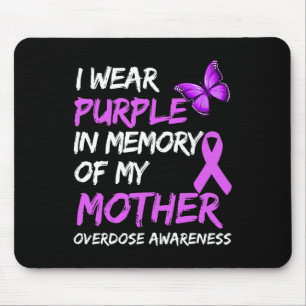 Mousepad Eu Visto Roxo Em Memória Da Sobredosagem Da Minha