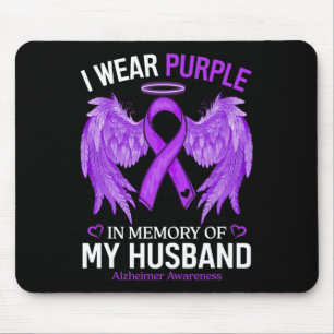 Mousepad Eu Visto Roxo Em Memória Do Meu Marido Heimerheime