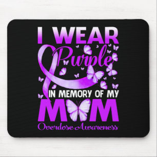 Mousepad Eu Visto Roxo Na Memória Para A Sobredosagem Da Mi