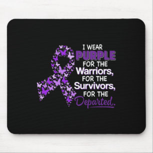 Mousepad Eu Visto Roxo Para A Sobredosagem Da Borboleta Dos