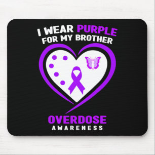 Mousepad Eu Visto Roxo Para Minha Consciência Irmão Sobre S