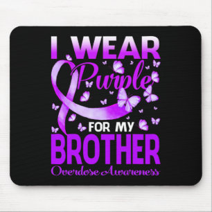Mousepad Eu Visto Roxo Para Minha Consciência Irmão Sobre S
