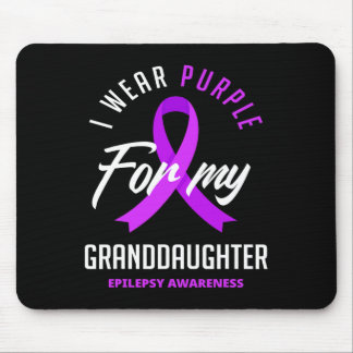 Mousepad Eu Visto Roxo Para Minha Neta Epilepsia Awaren