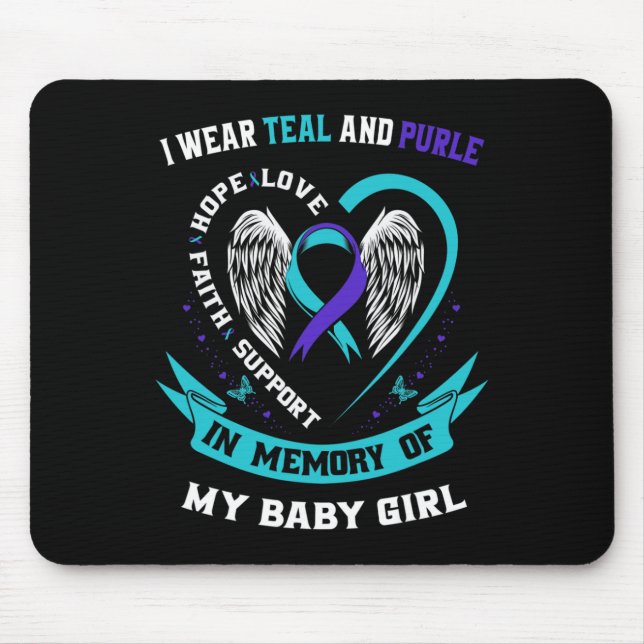 Mousepad Eu Visto Teal E Purple Ba (Frente)