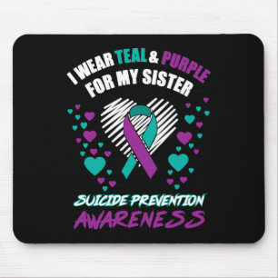 Mousepad Eu Visto TealandPurple Para A Minha Irmã Prevenir