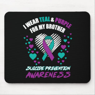 Mousepad Eu Visto TealandPurple Para Que O Suicídio Do Meu 