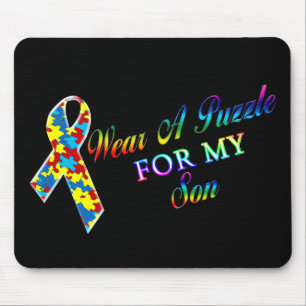 Mousepad Eu visto um quebra-cabeça para meu filho