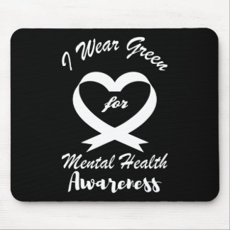 Mousepad Eu Visto Verde Para A Consciência Mental 3