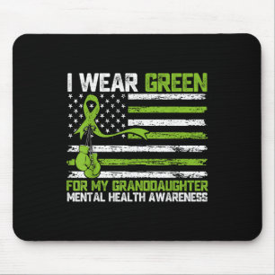 Mousepad Eu Visto Verde Para A Minha Avó Saúde Mental