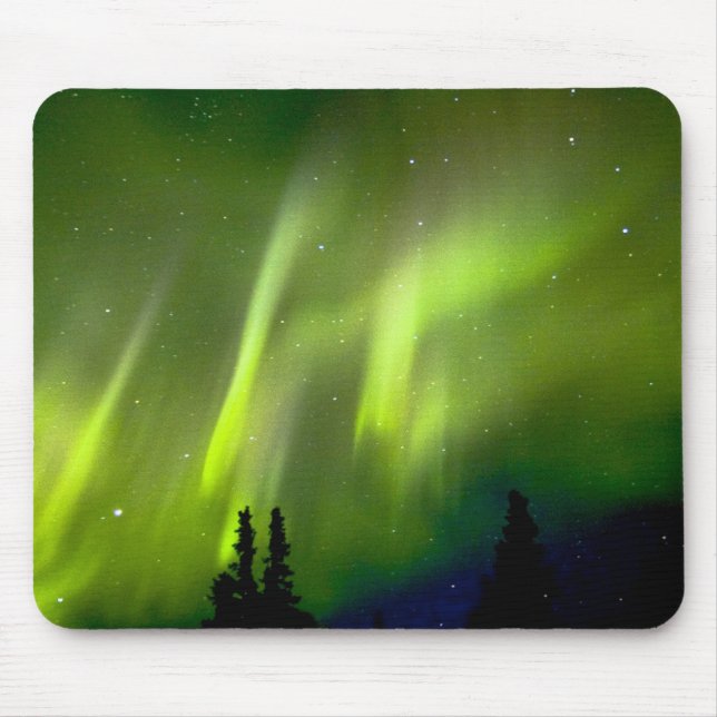 Mousepad EUA, Alaska, Chena Hot Primaveras.Aurora 3 (Frente)