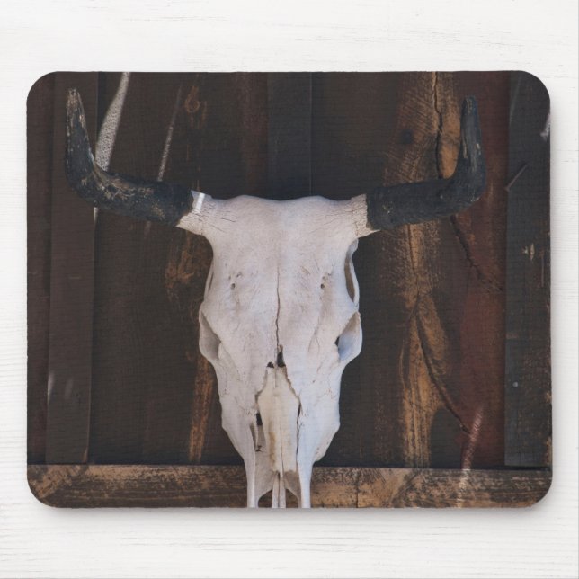 Mousepad EUA, Arizona. Crânio Numa Parede de Loja (Frente)