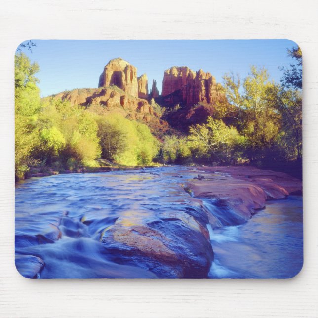 Mousepad EUA, Arizona, Sedona. Cathedral Rock refletindo 2 (Frente)