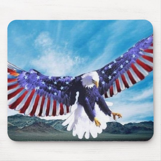 Mousepad EUA-Bandeira Eagle (Frente)