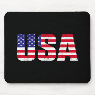 Mousepad EUA Bandeira Patriótica Americana Para Homens Meni