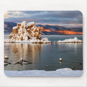 Mousepad EUA, Califórnia, nascer do sol no mono lago