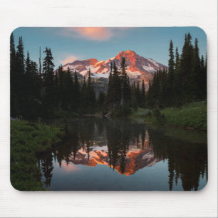 Mousepad EUA, Estado de Washington. Mt. Rainier Refletido
