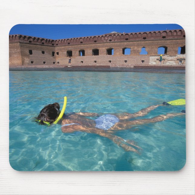 Mousepad EUA, FL, Florida Keys, Fort Jefferson, 1846, (Frente)