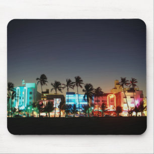 Mousepad EUA, Flórida, Miami Beach, Ocean Drive, Art Deco