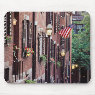 Mousepad EUA, Massachusetts, Boston, Casas ao longo de Acor