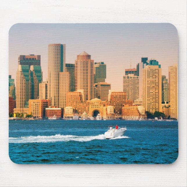Mousepad EUA, Massachusetts. Panorama da Fronteira de Bosto (Frente)